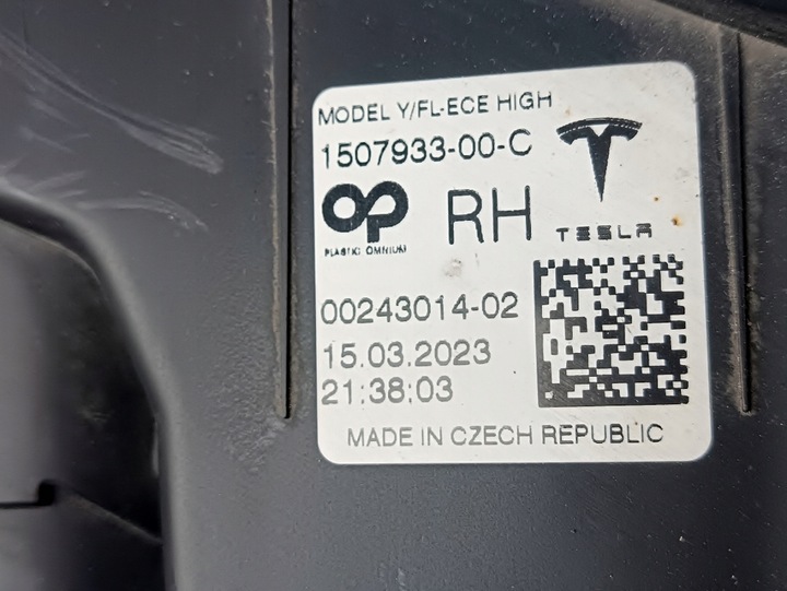 фото №6, Tesla модель 3 y рестайлінг світло led галоген drl перед праві 1507933-00-c