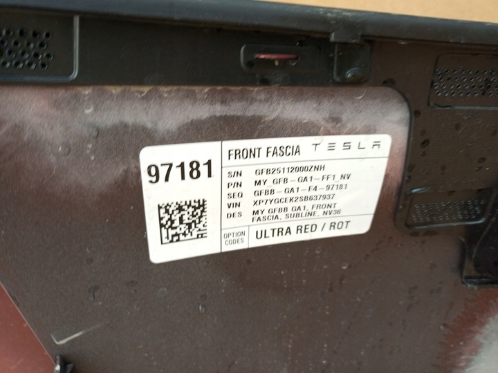 фото №11, Tesla модель y juniper 2025- бампер перед переднее