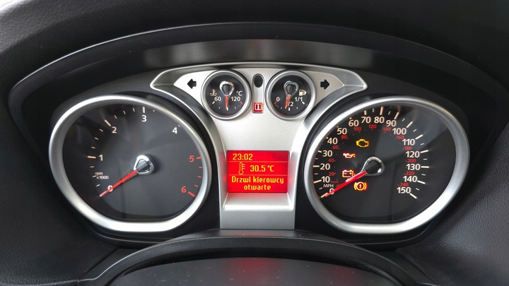 фото №11, Ford focus mk2 рестайлинг c-max mk1 fl kuga i спидометр дисплей 2008 год дизель