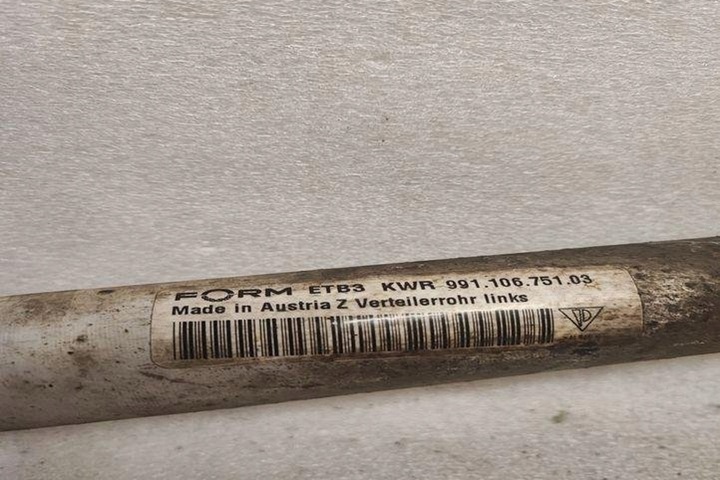 фото №7, Труба охолодження porsche 911 991 99110675103 3.4l бензин 257kw 2015