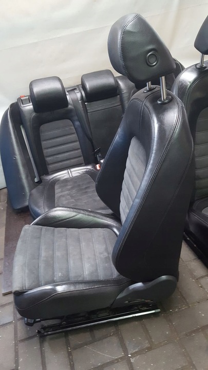фото №10, Сидіння обшивки шкіра vw passat b6 2,0 tdi універсал