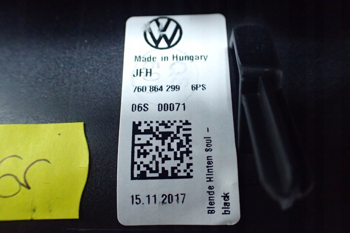 фото №6, Vw touareg 3 решётка воздуховод зад 760819203