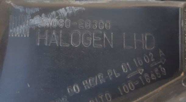 фото №6, Nissan navara pathfinder лампа права ліва перед 26060-eb300 , 26010-eb300