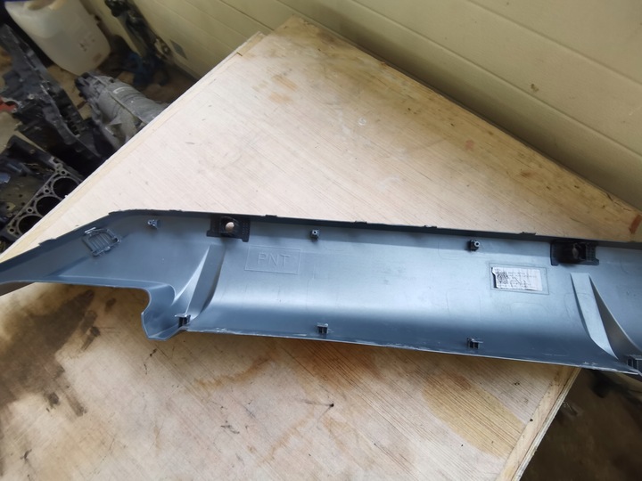 фото №10, Hyundai tucson iv - накладка бампера зад срібна