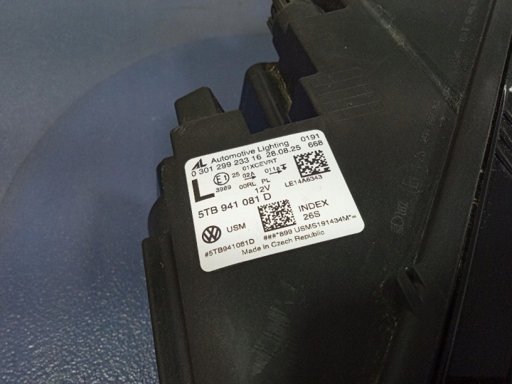 фото №6, Vw touran iii 5tb 15- фара левое полный led 5tb941081d