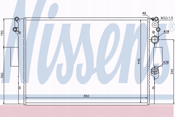 фото №16, Nissens 61985 радіаторів, система охолодження двигуна