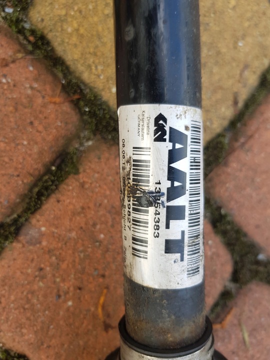 фото №5, Opel astra j iv піввісь права 1.7 cdti