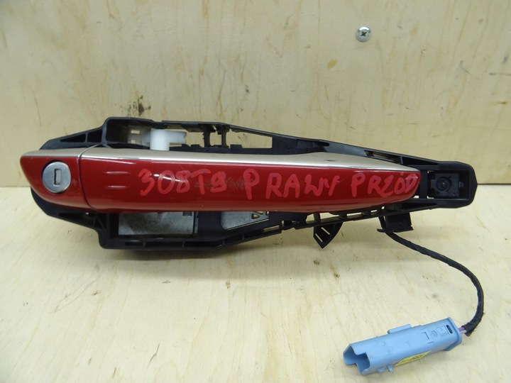 фото №2, Peugeot 308 t9 ручка дверь правые перед хром 9686433680