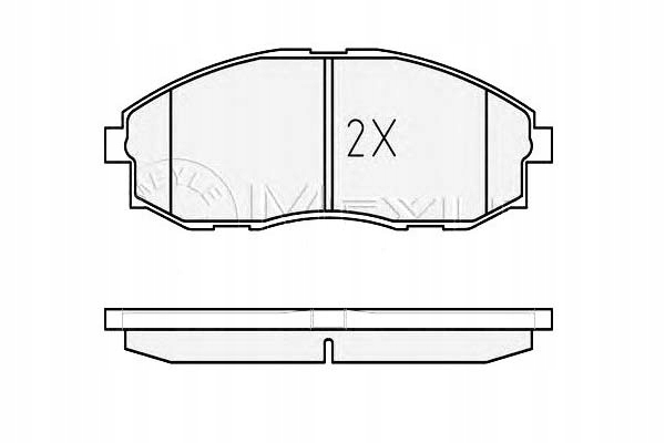 фото №9, Тормозные колодки ham. hyundai p. h-1 2,4-2,5d 97-04 з