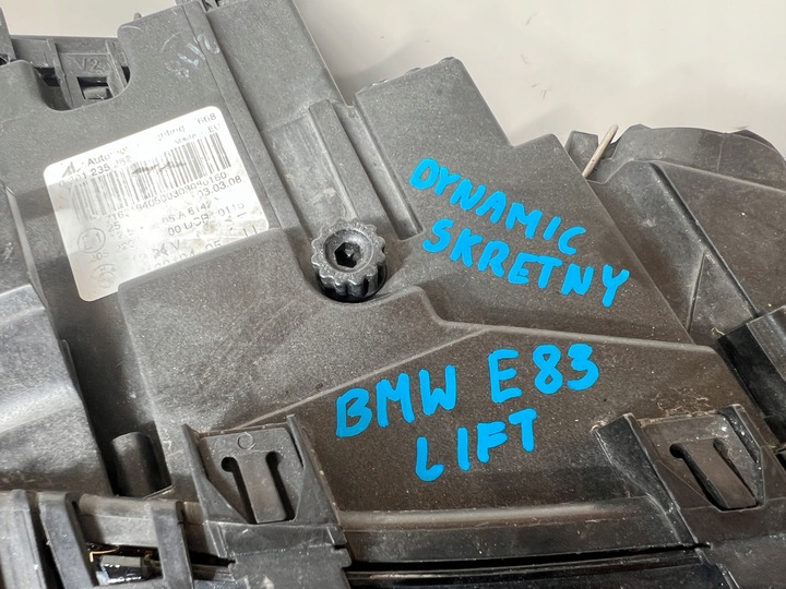 фото №9, Лампа передняя правая bmw x3 e83 рестайлинг динамический ксенон 716219405 / 0301235282