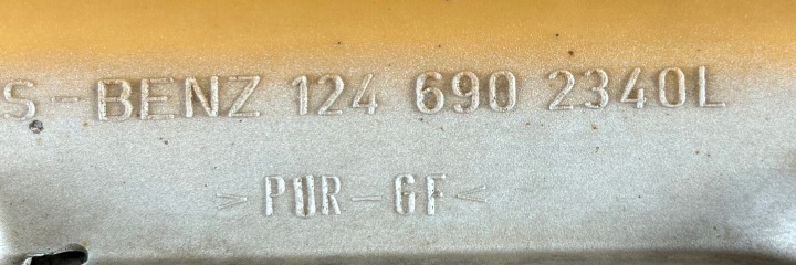 фото №8, Права накладка молдинг порогова поріг mb mercedes-benz w124 1246902340l