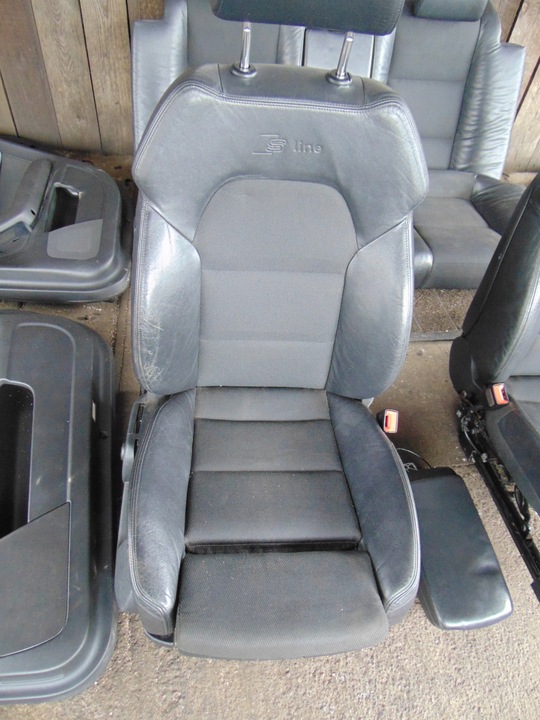 фото №7, Сидіння диван обшивки audi a6 c6 sedan speed напівшкіра s-line