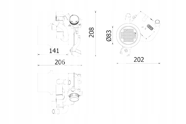 фото №2, Клапан egr з радиаторов audi a3 vw golf vii 2.0d 04.12- mahle
