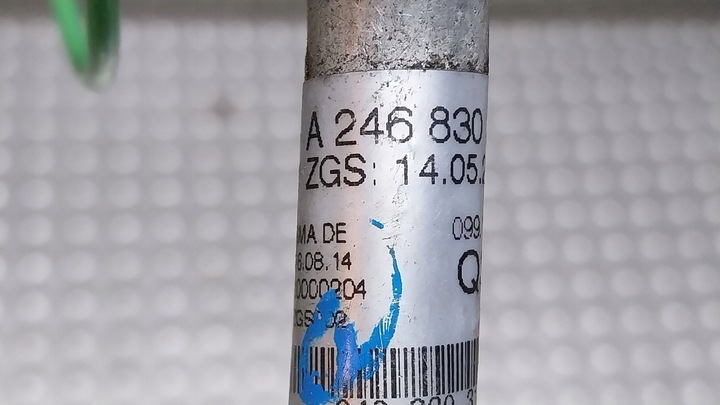 фото №5, Шланг кондиціонера a2468303115 mercedes cla w117 x156 w176 w246 2.2 cdi