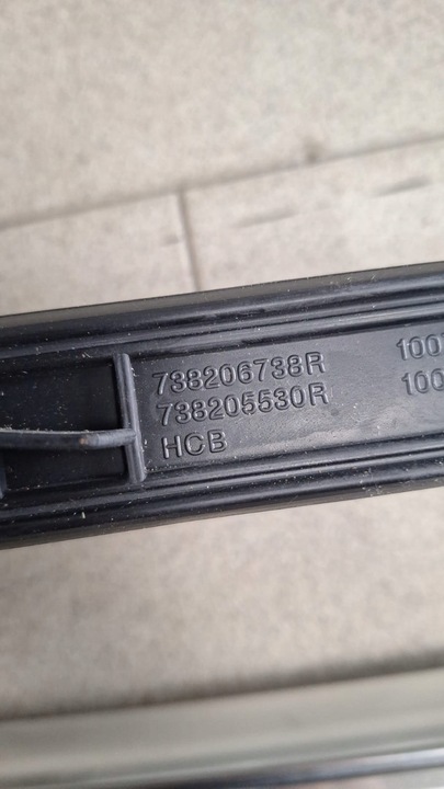 фото №5, Рейлинги правые левый renault scenic v e-tech 738211621r 738206738r kpl