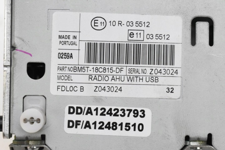 фото №5, Магнітола автомагнітола (радіо, програвач) cd aux bm5t-18c815-df ford focus mk3 11-15