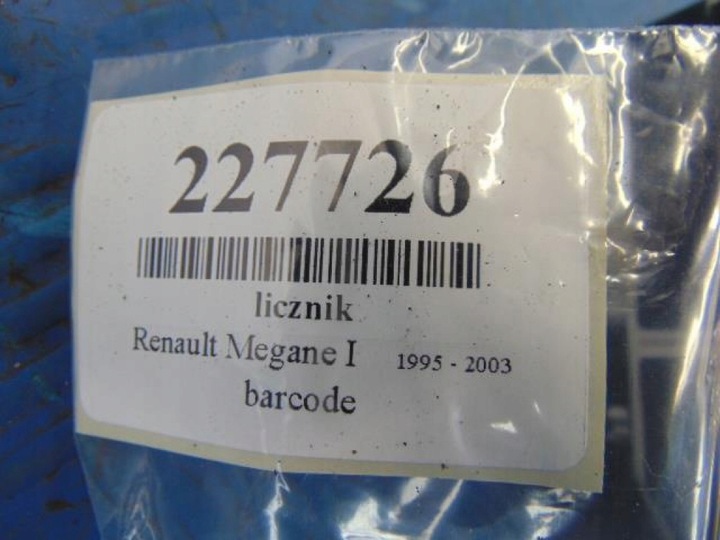 фото №8, Renault megane i hb 1.6 8v спидометр пробег 119tys 7700847782g