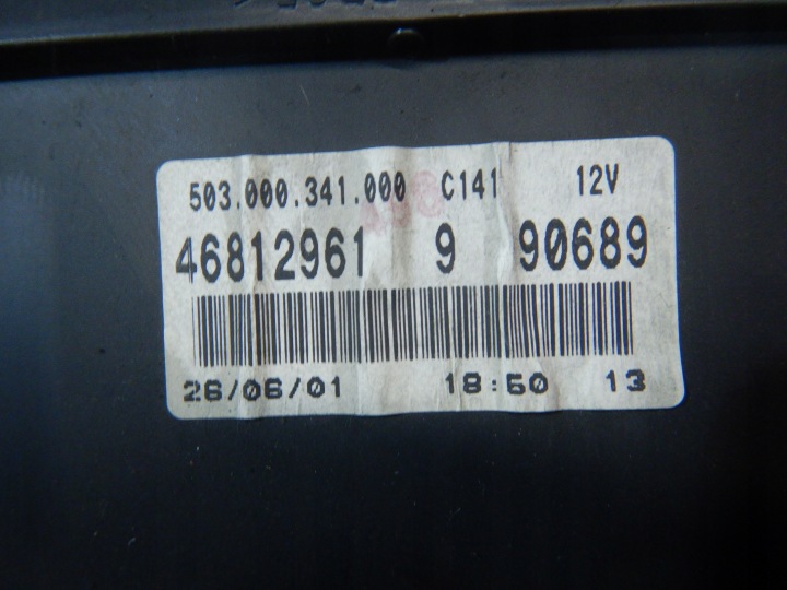 фото №7, Fiat punto ii 99-03 1.2 60km панель приладів 46812961