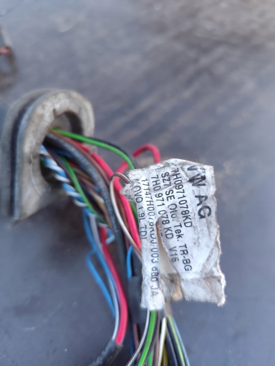 фото №7, Vw t5 1.9 tdi brs установка джгут двигуна з кондиціонер 7h0971078kd