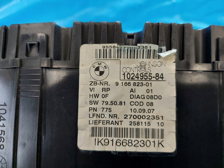 фото №13, Спідометр  манометр bmw e87 дизель 9166823-01