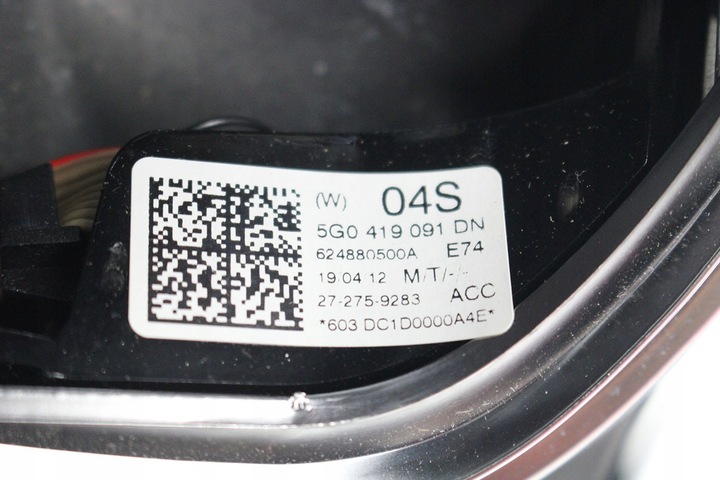 фото №9, Vw golf vii 7 passat b8 кермо передачі 5g0419091dn 5g0419091gf 5g0 419 09