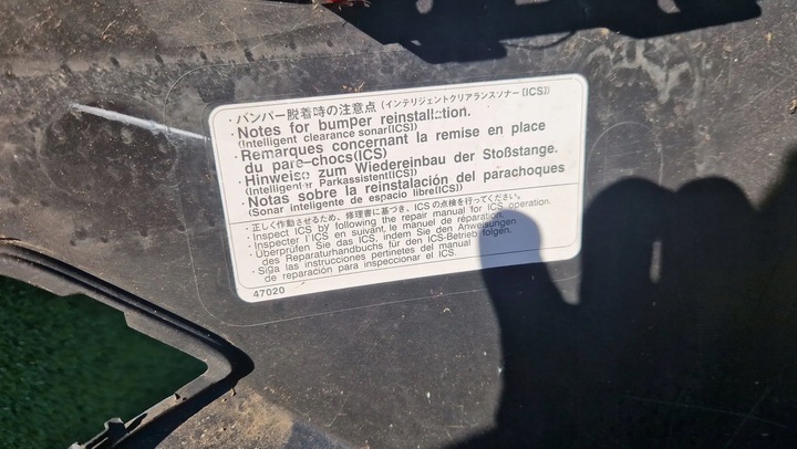 фото №10, Toyota mirai ii бампер перед переднее 52119-62030