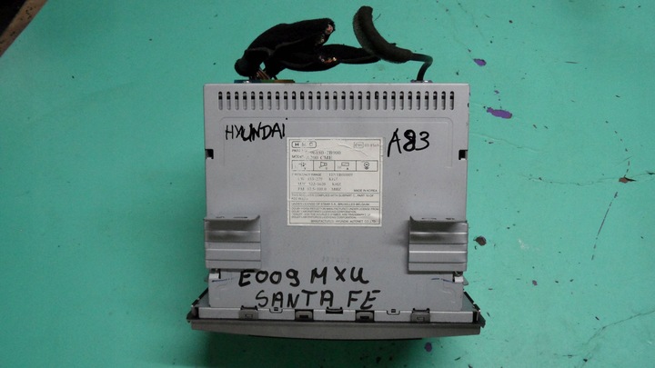 фото №3, Hyundai santa fe ii 09r радіо cd 96180-2b900