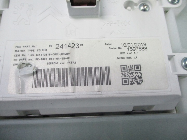 фото №6, Спідометр  прилади peugeot 2008 982470828000