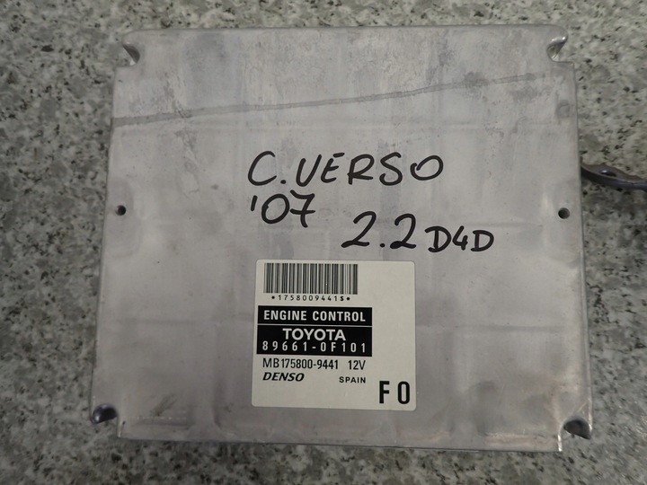 фото №8, Corolla verso 2.2d 05-09 набор стартовый компьютер keyless