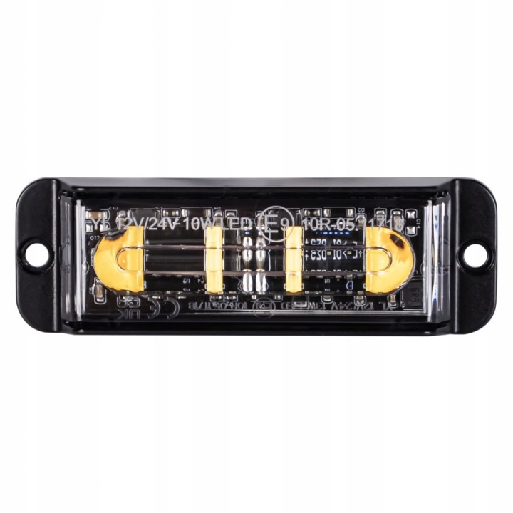 PHARE AVERTISSEMENT STROBOSCOPIQUE LED 12V 24V HOMOLOGATION R10 R65 lw0056