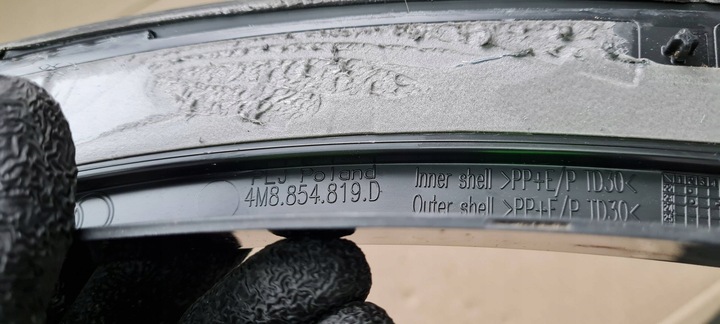 фото №11, Sq8 4m rsq8 q8 накладка планка крила ліва лівий зад lj5l 4m8854819d