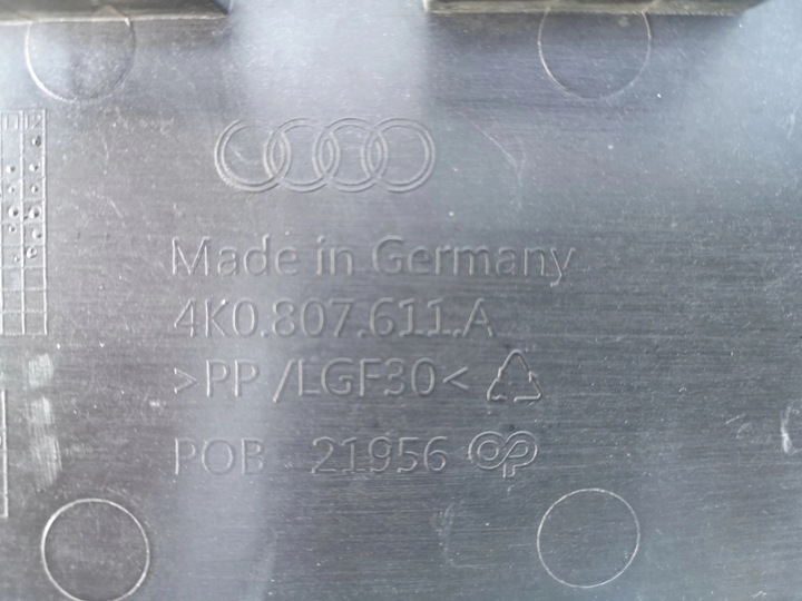 фото №10, Audi a6 c8 s-line защита плита pod бампер 4k0807611a
