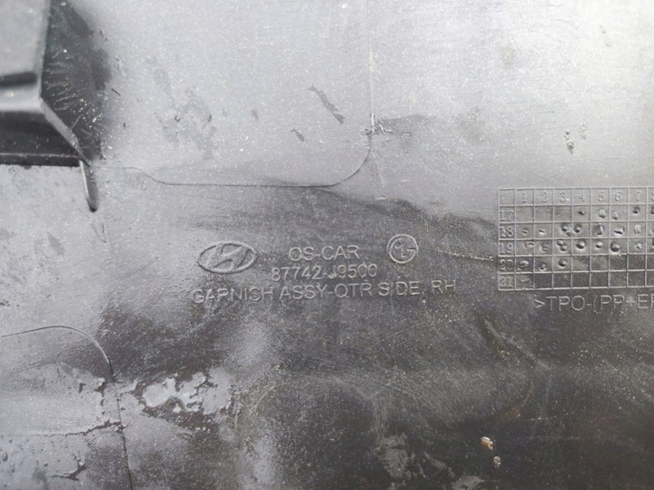 фото №11, Планка na крыло зад правая правые hyundai kona