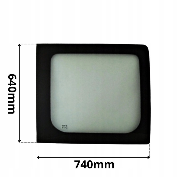 фото №1, Стекло правая задняя зад w дверь ford transit 00-14 0350