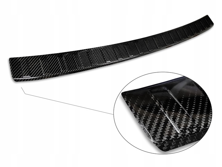 фото №9, Vw arteon универсал 2020- накладка na бампер карбон