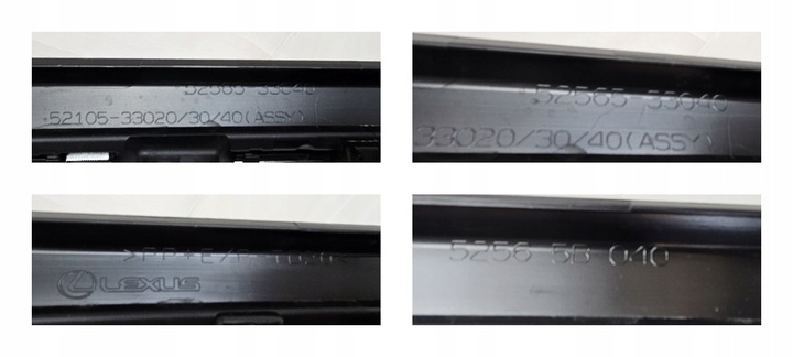 фото №15, Спойлер накладка планка бампера хром зад lexus es vii 2018-