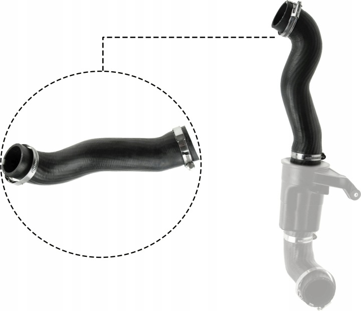 фото №1, Трубка  повітря наддувний mini r56 r57 r58 r59 clubman r55 1.6 10.06