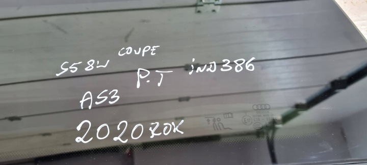 фото №8, S5 8w a5 купе скло кузовна права зад хром as3 2020 20r 8w6845298