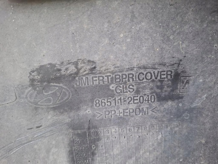 фото №14, Бампер переднее hyundai tucson i демонтаж комплектный 04-10