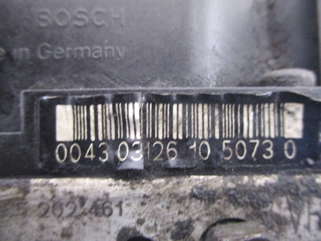 фото №5, Mercedes w168 1.7 блок управления abs 0265202461 a0044310912