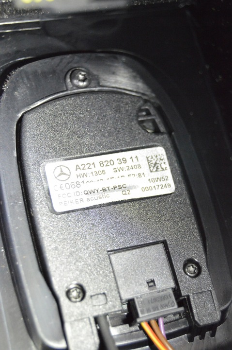 фото №9, Туннель подлокотник mercedes w221 s класс рестайлинг серый