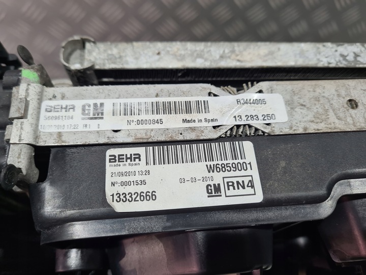 фото №8, Комплект радиатор радиаторов воды интеркулер opel meriva b 1.7 cdti автомат