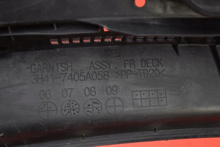 фото №8, Панель під лобовим склом eu 3h41-7405a058 mitsubishi lancer 8 viii 07-11