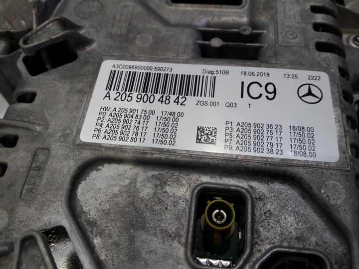 фото №9, Mercedes c w205 екран дисплей навігація a2059004842