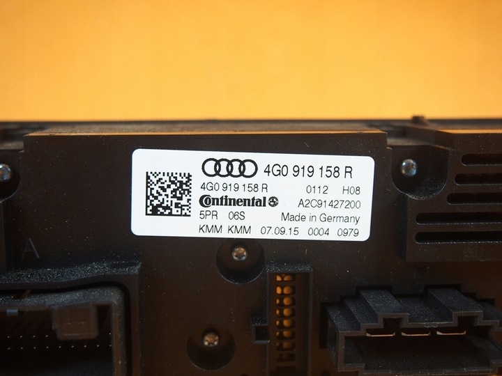 фото №9, Audi a6 4g панель кондиціонера зад 4g0919158r 36km
