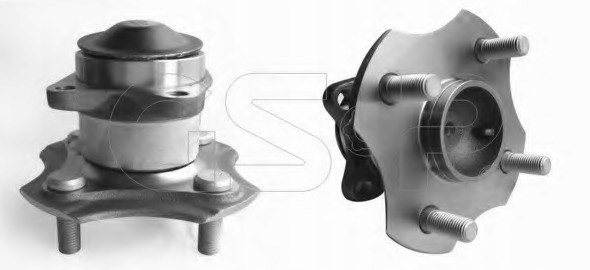 фото №1, Ступица колёса зад toyota yaris jp fr 99-05, bez abs