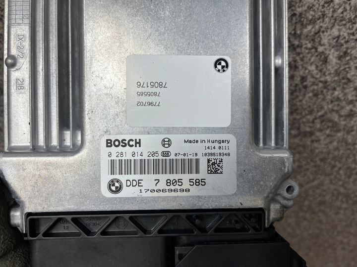 фото №8, Набір стартовий блок керування двигуна cas ключ bmw e70 x5 3.0 d m57 235 km