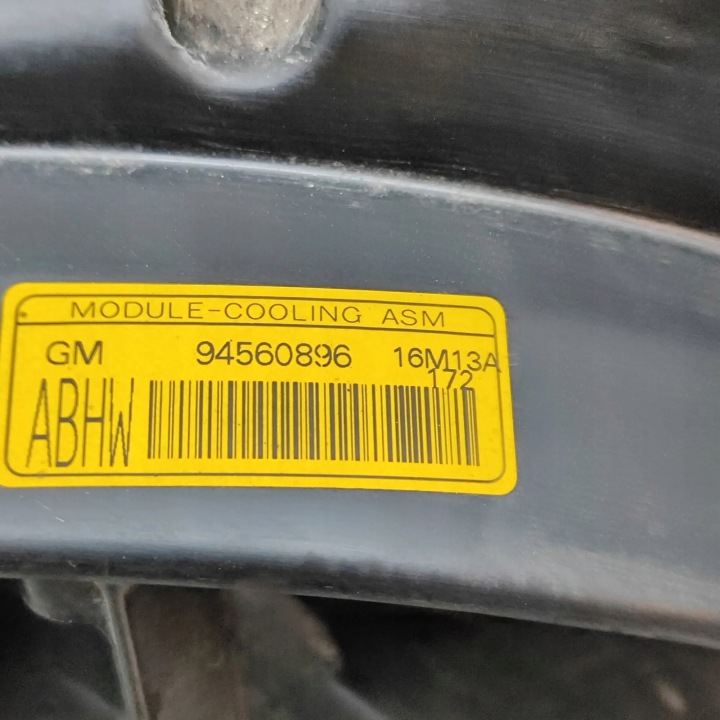 фото №8, Комплект радиатор opel mokka / mokka x 94560893 23842326 1.6l 85kw 2016