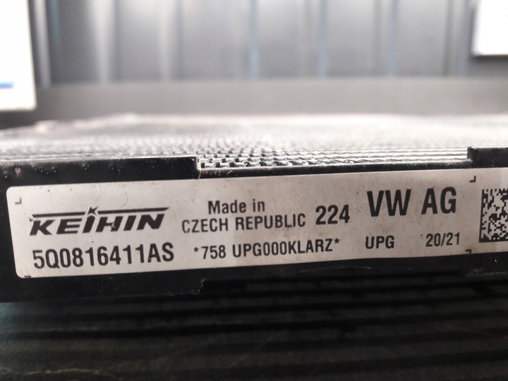 фото №11, 5q0816411as радіаторів кондиціонера vw audi a3