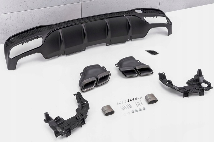 фото №11, Mercedes gle w166 2015-2019 дифузор задній набір stylizujący na amg gle63